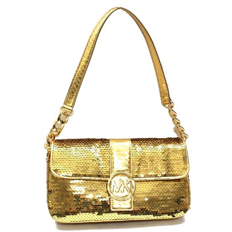 gold michael kors doctors bag purse|Michael Kors gold evening bag.